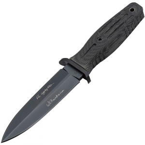Boker 121644 Applegate 4.5 Fixed Blade Knife with Black Linen Micarta Handle