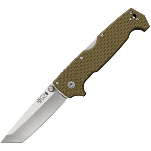 Cold Steel 62LA SR1 Lockback Tanto Knife with Tan G10 Handle