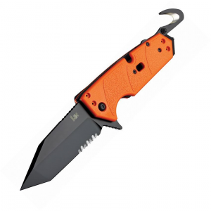 Heckler & Koch 54204 Karma First Response Knife with Orange Textured G10 Handle