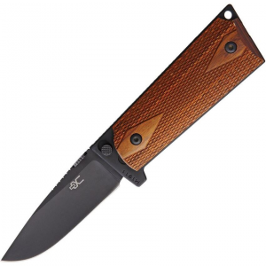 Ultimate Survival SKW M1911 Hammerhead Lock Knife with Checkered Walnut Handle