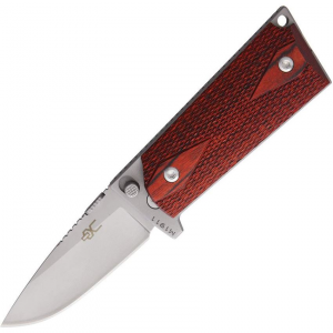 Ultimate Survival CLR M1911 Compact Hammerhead Knife with Checkered Rosewood Handle