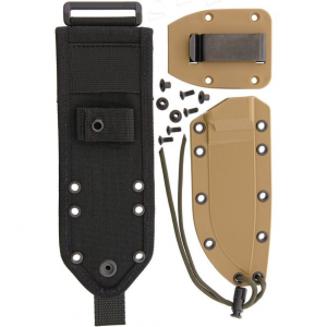 ESEE 21SS Coyote Brown Kydex(R) Model 4 Sheath with Paracord & Cord Lock