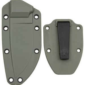 ESEE 40FGC Model 3 Sheath with Molded Foliage Green Zytel Construction with Boot Clip