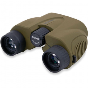 Carson Optics HT822 8x22 Green Hornet Binoculars with Neck Strap and Carry Sase