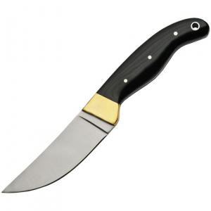 Pakistan 3398HN Fixed Blade Satin Finish Stainless Blade Knife with Buffalo Horn Handle