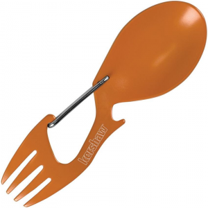 Kershaw 1140ORX Ration Eating Tool with 3Cr13 Stainless Construction - Orange