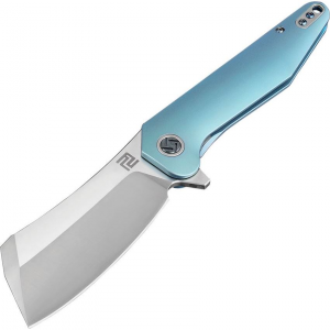 Artisan 1803GGNS Osprey Framelock S35VN Steel Blade Knife with Green Anodized Titanium Handle