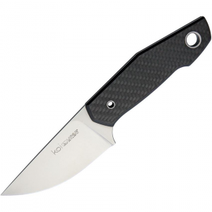 Viper 4010FC KOI Fixed Bohler Satin Blade Knife with Carbon Fiber Handle