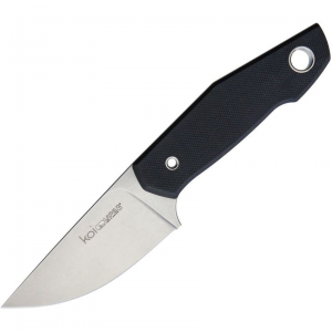 Viper 4009GB KOI Fixed Bohler Stone Washed Blade Knife with Black G-10 Handle