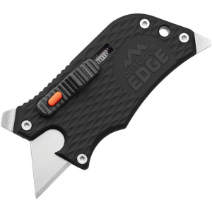 Outdoor Edge SWK30C Slidewinder Slide Opening Razor Razor Blade Tool with Black Grn Handles