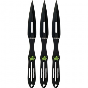 Z-Hunter 050BK Throwing Knives and Target Set Fixed Blade Knife