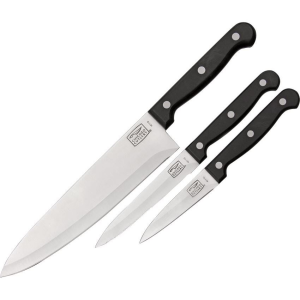 Chicago 01392 Essentials 3 Piece Set with Black Contoured Polymer Handle