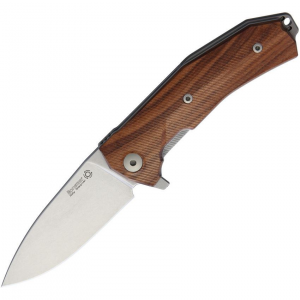 Lion Steel KURST KUR Linerlock Knife with Finish Wood Handle