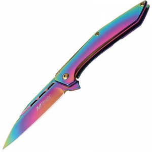 MTech 1052RB Framelock Knife with Spectrum Handle