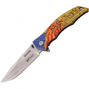 MTech XA849FC Constitution Linerlock Knife with Stainless Handle