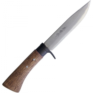 Kanetsune 447 Enchou Fixed Blade Knife with Oak Handle