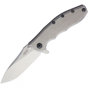 Zero Tolerance 0562TI Hinderer Slicer Framelock Knife with Titanium Handle