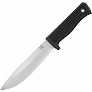 Fallkniven A1ZLEFT A1 Survival Left Hand Satin Fixed Blade Knife Black Handles