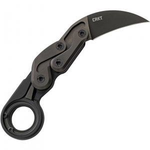 Columbia River Knife & Tool CR-4040 Provoke Black Knife Black Handles
