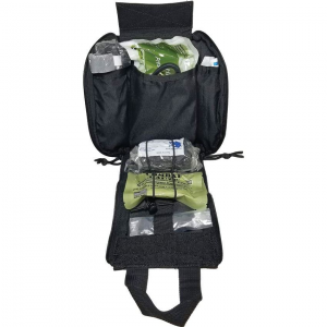 Elite First Aid Kits 144BK Black Patrol Trauma Kit Level 1 Blk with Nylon Construction