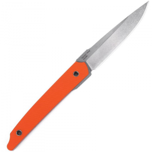 Amare 201807 Pocket Peak Fixed Blade with Orange G10 Handle