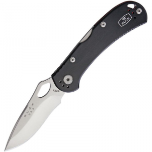 Buck 722BKS1 Spitfire Lockback Black Knife with Anodized Aluminum Handle