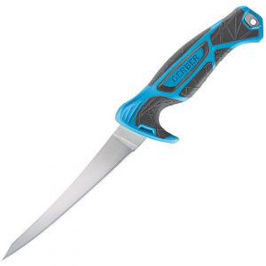 Gerber 3557 Controller Fillet Knife 6in with Blue Glass Reinforced Polypropylene Handle