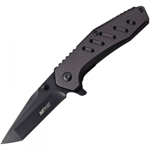 MTech 1113BK Linerlock Knife with Black Anodized Aluminum Handle