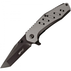 MTech 1113GY Linerlock Knife with Gray Anodized Aluminum Handle