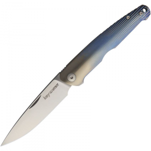 Viper Knives 5976D3BL Key Slip Joint Blue Titanium