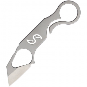 Liong Mah Designs Xenobit Neck Stonewash Fixed Blade Knife