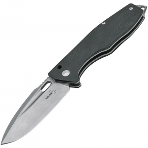 Boker Tree Brand Knives 01BO753 Caracal 42 Slipjoint Knife Black Handles