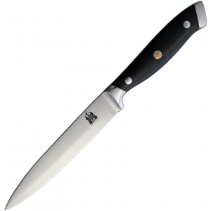 Komoran 031 Utility Fixed Blade Knife Black Handles