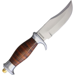 Rough Rider Knives 2109 Hunter Stacked Leather