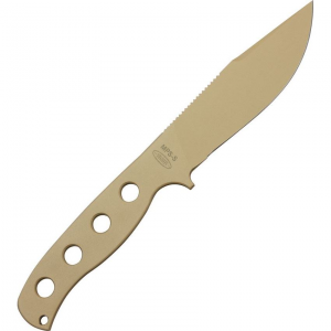 Mission S0618 MPS-A2 Fixed Blade Knife Tan Handles