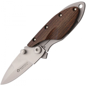 Maserin 550SA Onefold Framelock Knife Brown Wood Handles