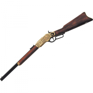 Denix 1253L Model 1873 Western Rifle Antique Brass Finish Fittings