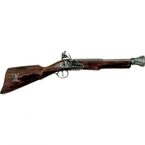 Denix 1094G Pirate Boarding Blunderbuss with with Antique Gray Finish
