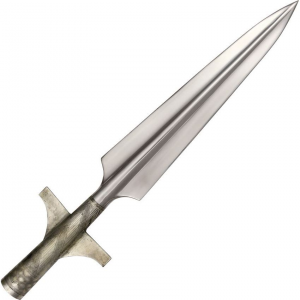 Paul Chen 2038 Viking Thrusting Spear Head with Black Decorative Design