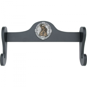 China Made M3207 Sword Wall Hanger with Black Finish and Wood Construction