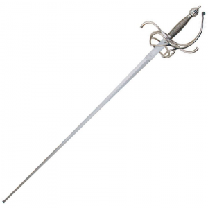Paul Chen 1099 Blunt Tip Practical Rapier Sword with Wire Wrapped Handle