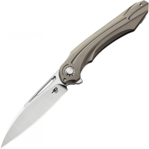 Bestech T2001D WIBRA Framelock Knife Bronze Handles