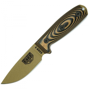 ESEE 3PMDE005 Model 3 3D Fixed Blade Coyote