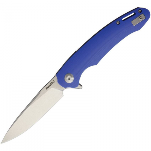 Beyond EDC 1902DGBL Harak Linerlock Knife Blue Handles