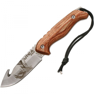 Utica 911066CP Shoehorn Elk II Fixed Blade