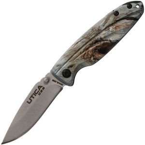 Utica 911439CP Bold Lion IV Lockback Knife Camo Handles