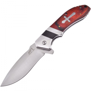 Frost BKH014BRW Linerlock Knife Brown