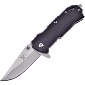 Frost TX38BG10 Tac Linerlock Knife Black G10 A/O
