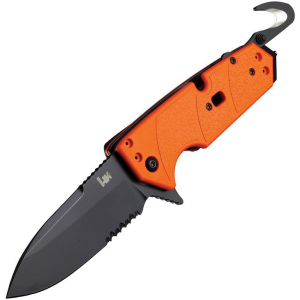 Heckler & Koch 54214 Karma First Response Black Knife Orange Handles