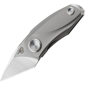 Bestech Knives T1913A TULIP Framelock Knife Grey Handles